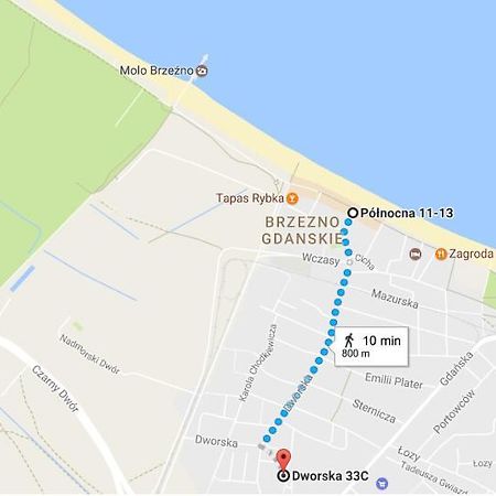 Kawalerka Nad Morzem - Lynx Lägenhet Gdańsk Exteriör bild